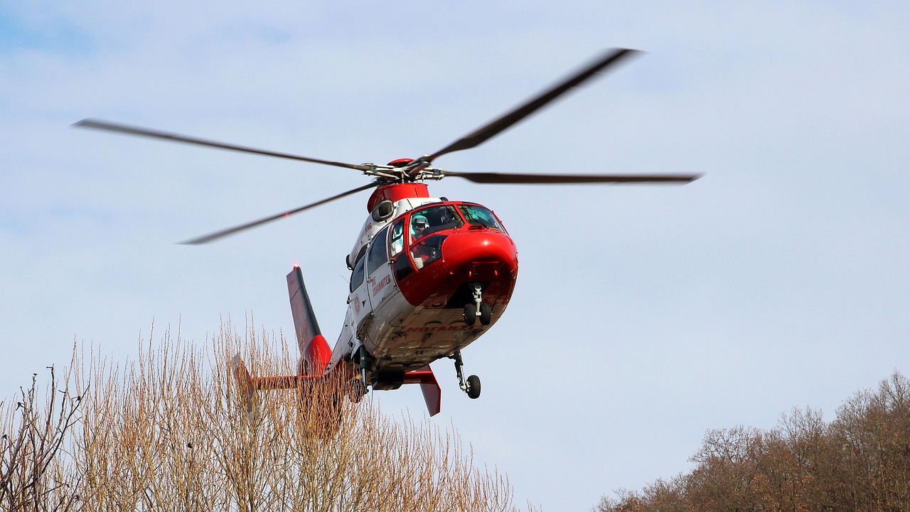 Helicopter, air rescue, flying — Had a Serious Truck Accident Injuries in Cranston, RI? Get Legal Help!